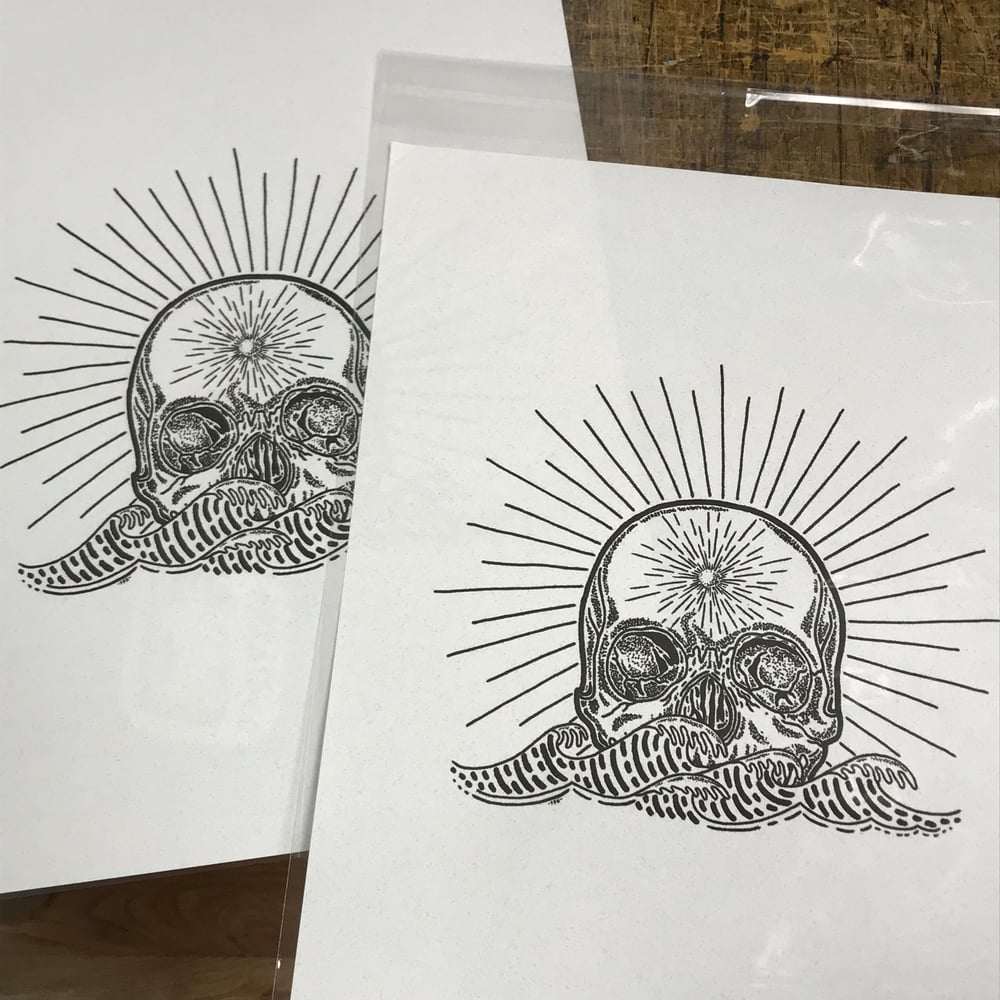 Image of SKULL RISE PRINT