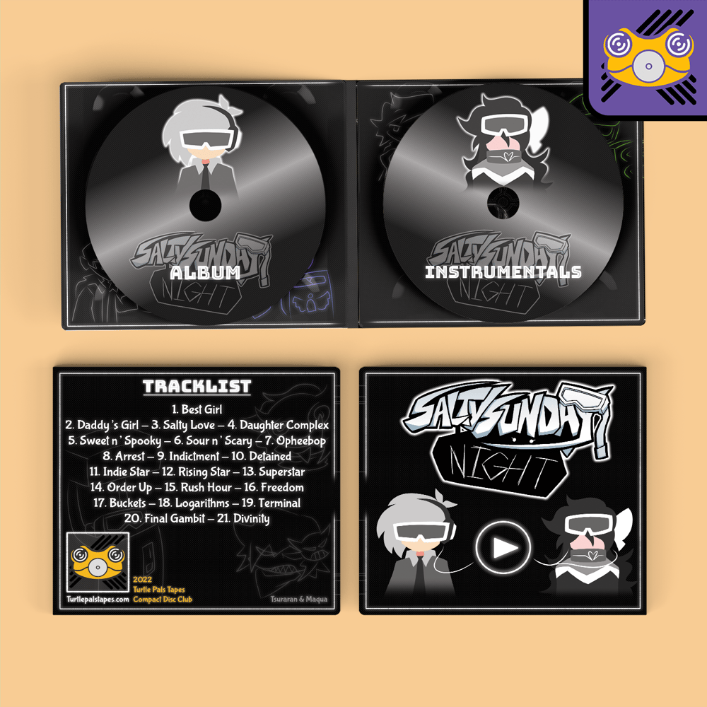 Image of Compact Disc Club #10: Salty's Sunday Night 2xCD