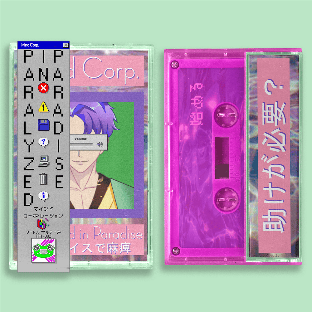 Image of Mind Corp. - Paralyzed in Paradise Cassette Tape
