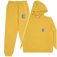 Image 1 of Eric Emanuel EE Basic Hoodie Sweatsuit Spicy Mustard