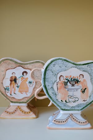 Image of Arranging Tulips - large Romantic Vase