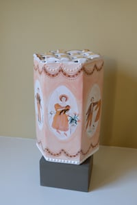 Image 2 of Courting - large Romantic Vase with a Lattice top