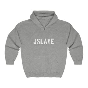 Image of JSLAVE  logo Full Zip Hooded Sweatshirt 