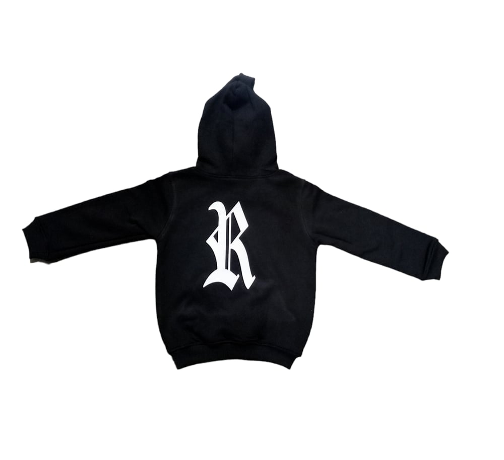 Image of Rebel Outsiders Toddler " Black " Hoodie 