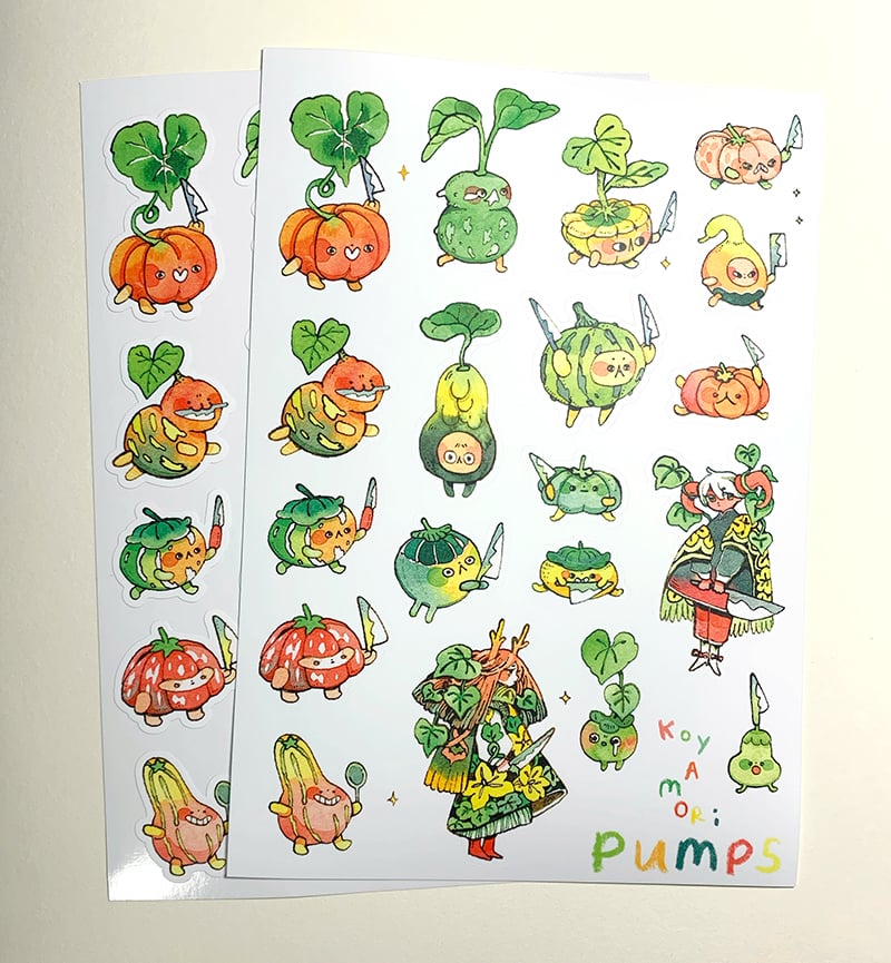Image of Pumps Sticker Sheet