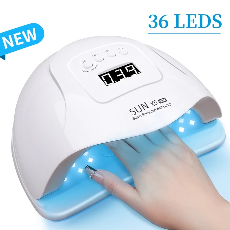 Led Lamp For Nails Uv Nail Drying Light For Gel Nail Manicure Polish ...