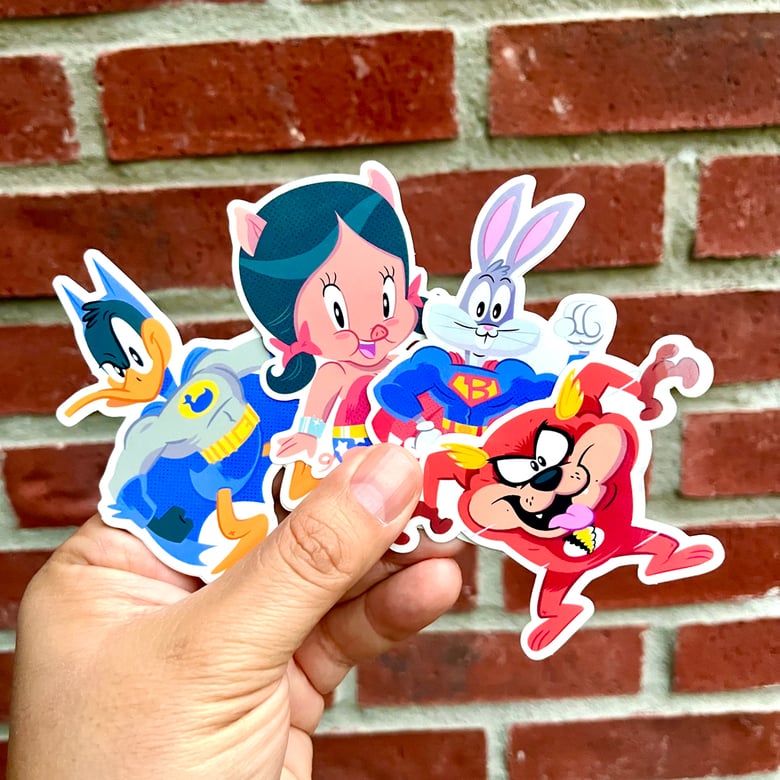 Image of Super Looney Tunes Sticker Set