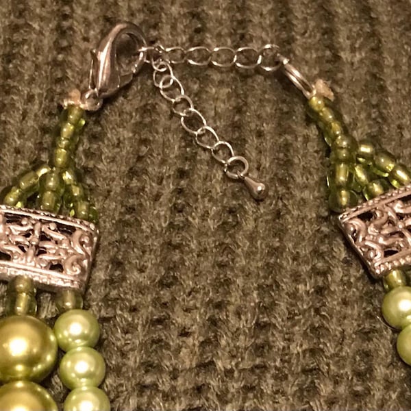 Image of Glorious green necklace 