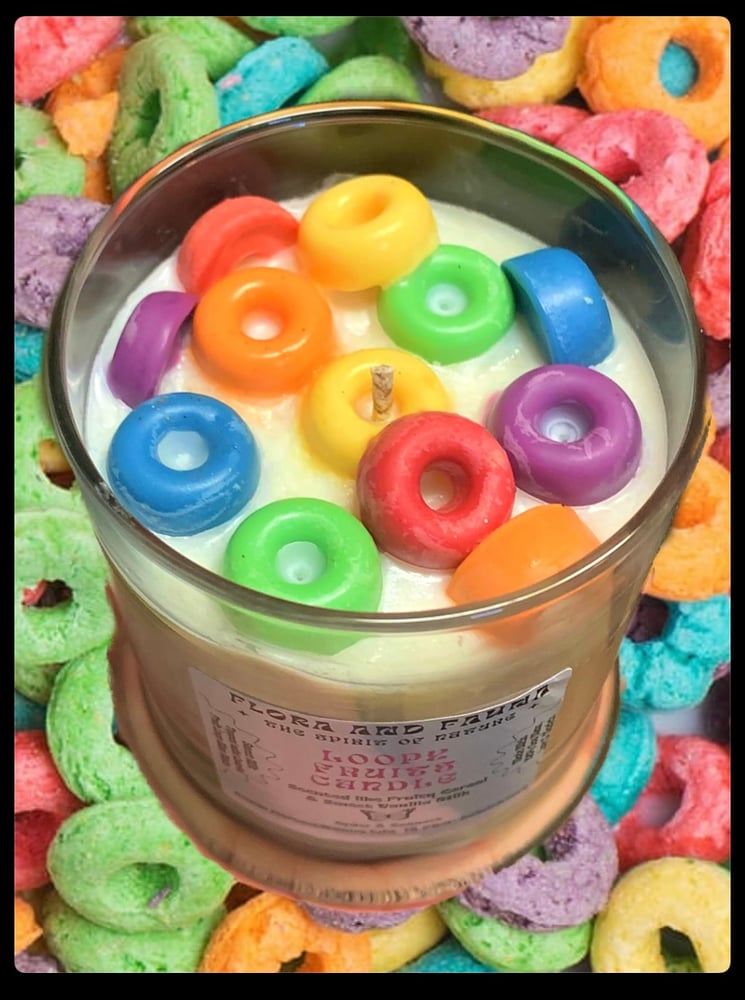 Image of LOOPY FRUITS CEREAL CANDLE