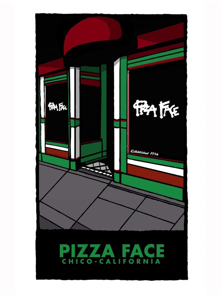 Image of Pizza Face Chico legends print 