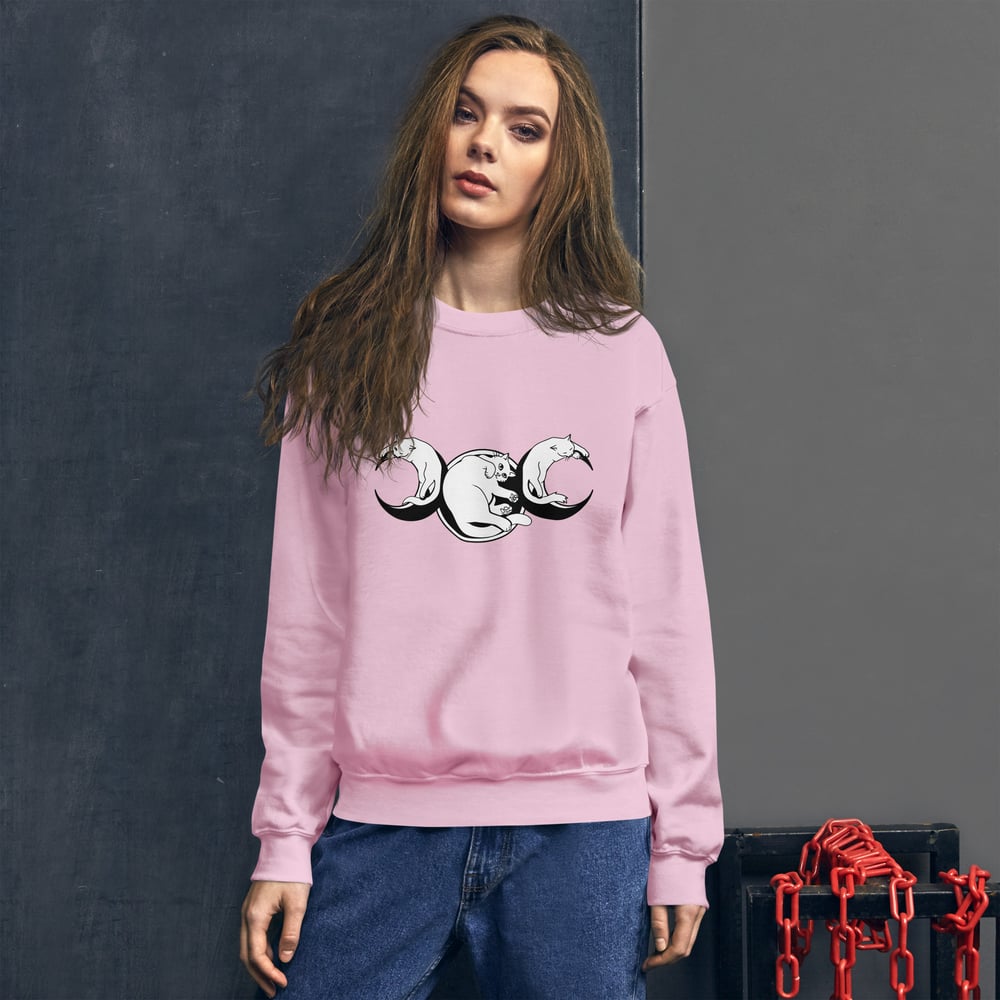 Image of Triple Cat Moon Sweatshirt