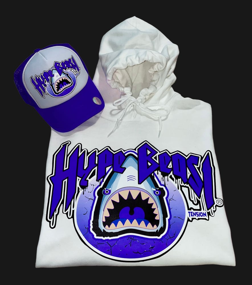 Image of Hype beast tension logo stedium jacket /unisex 