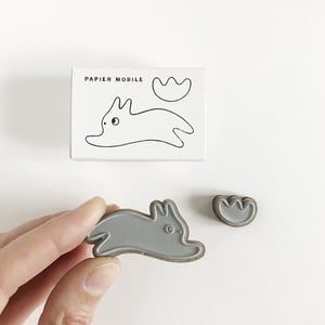 Image of Bunny run run, mini stamps