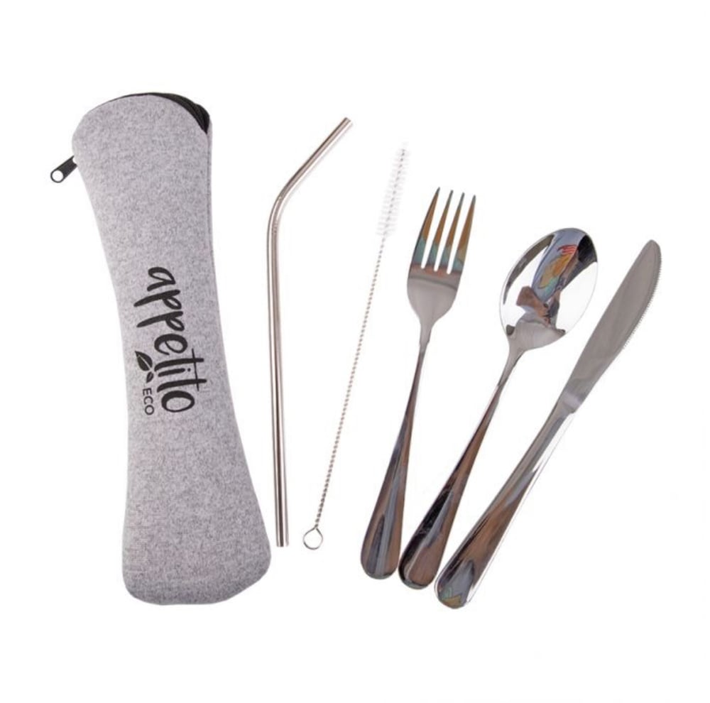 Appetito 5-piece Stainless Steel Traveller's Cutlery Set