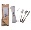 Appetito 5-piece Stainless Steel Traveller's Cutlery Set