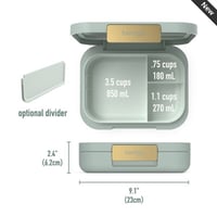 Image 5 of Bentgo Modern Bento Lunch Box Dark Grey 