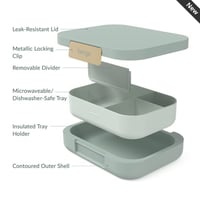 Image 4 of Bentgo Modern Bento Lunch Box Mint Green