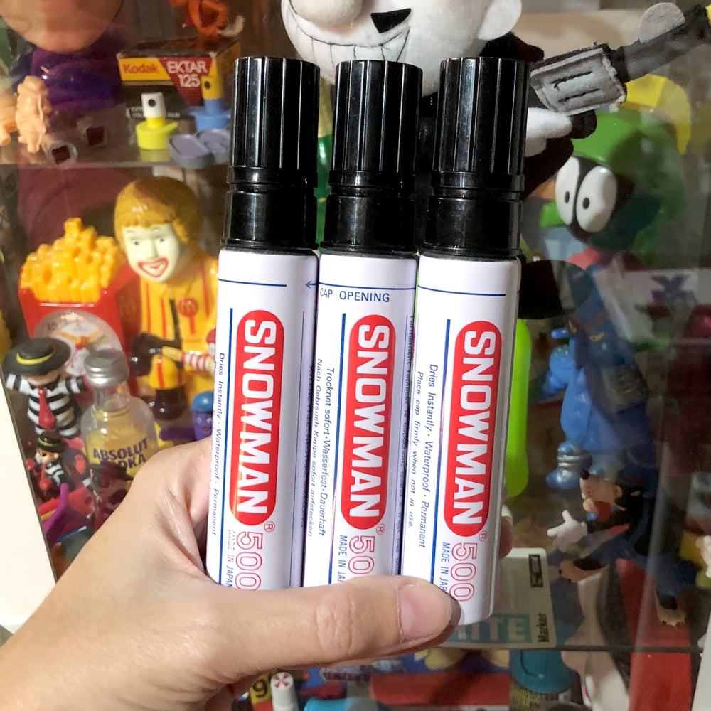 SNOWMAN 500 marker jumbo (Black)
