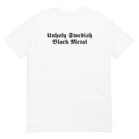 Image 3 of Scheitan - Unholy Swedish Black Metal (white t-shirt)