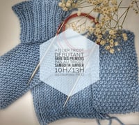 Image 1 of Atelier tricot : Faire ses premiers pas au tricot 14/01/23