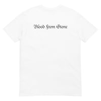 Image 4 of The Moaning - Blood From Stone - logo (white t-shirt)