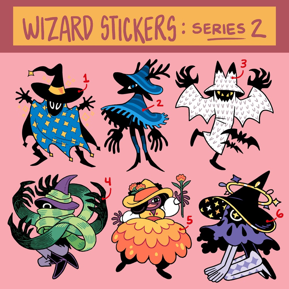 Image of Wizard Stickers: Series 2