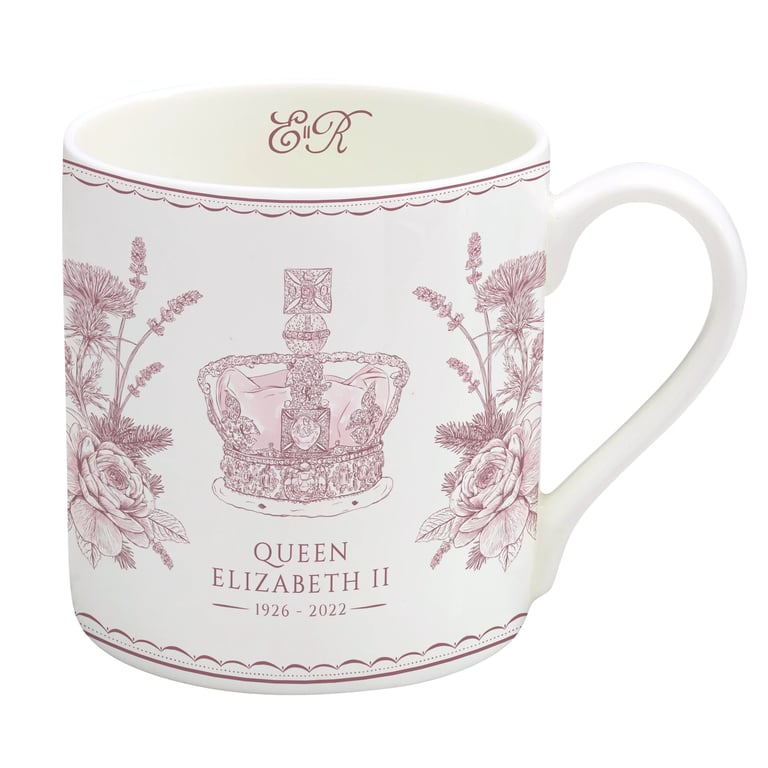 MUG QUEEN ELIZABETH II, VICTORIA EGGS