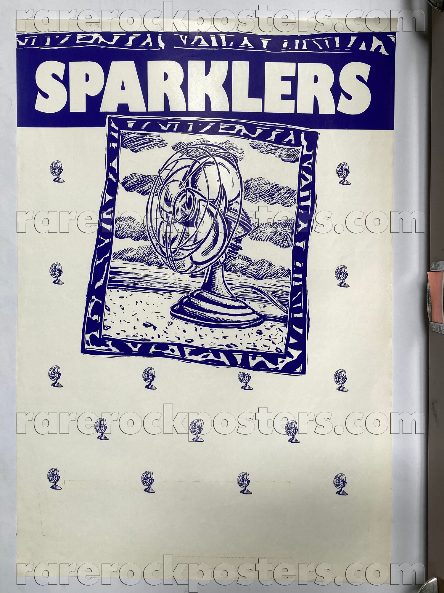 SPARKLERS ~ SO OFTEN DREAMING ~ ORIGINAL 1986 AUSTRALIAN GIG BLANK / RECORD PROMO POSTER