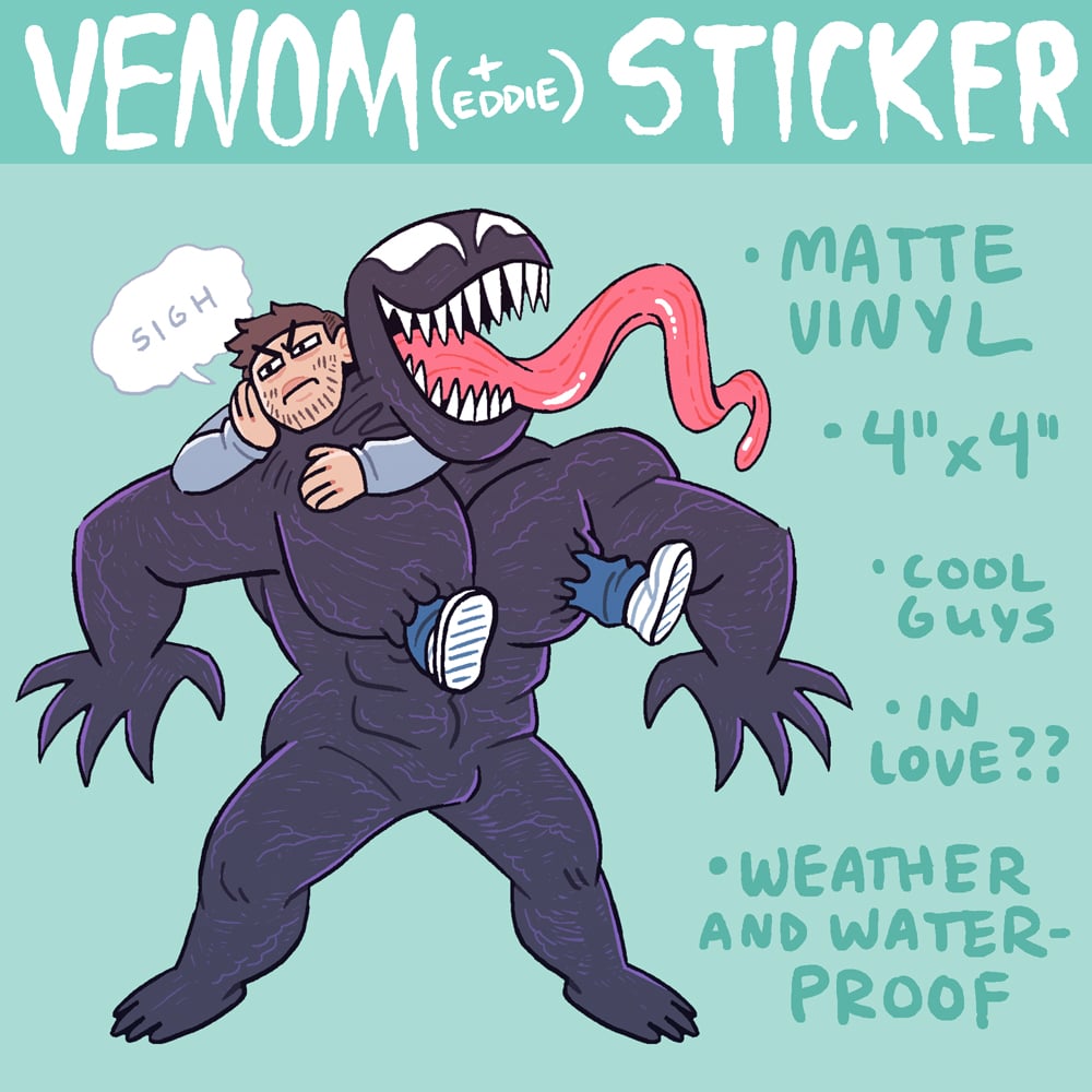 Image of VENOM (+ eddie) sticker