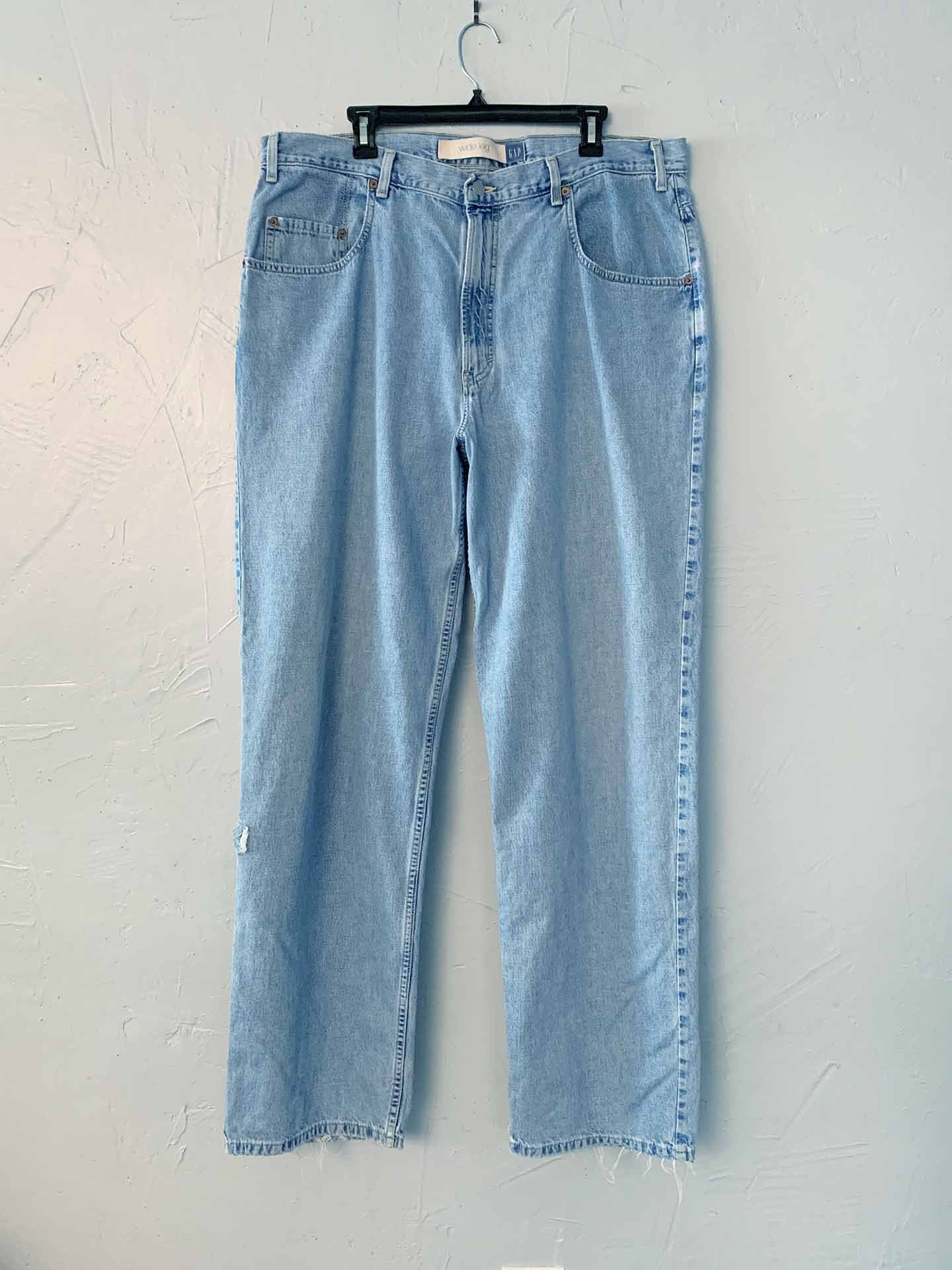 Image of Vintage '90s Gap Wide Leg Jeans - Made in USA - 40x36