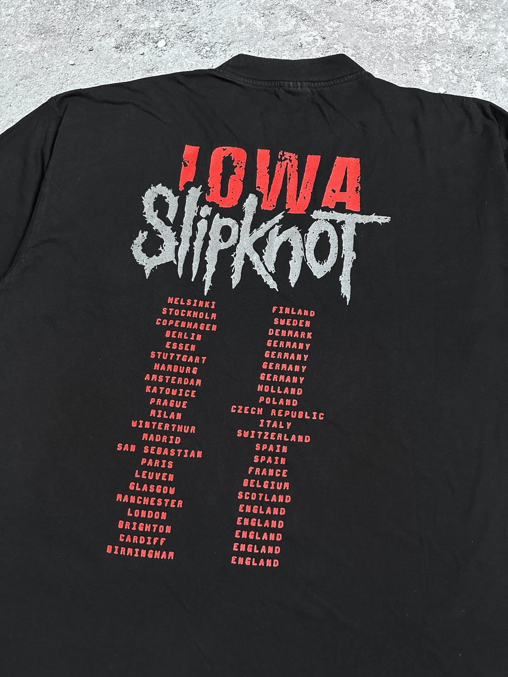 Slipknot 2001 ‘Iowa’ Tour T-Shirt