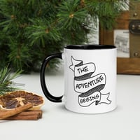 The Adventure Begins Black Inside Mug (Critical Role/Dungeons and Dragons Inspired)