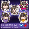 CaitieSith Vinyl Stickers – UK Stock