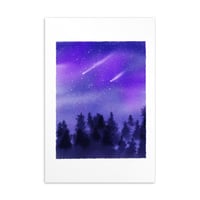 Image 2 of Starfall Watercolour Postcard