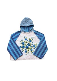 Image 1 of BLUE STRIPED TOWELL SWEAT