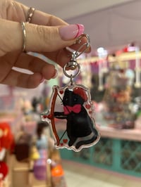 Image 2 of CUPID CAT KEYCHAIN