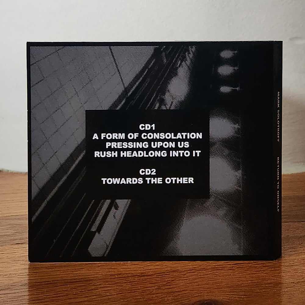 Mark Solotroff "Return To Oneself" 2CD