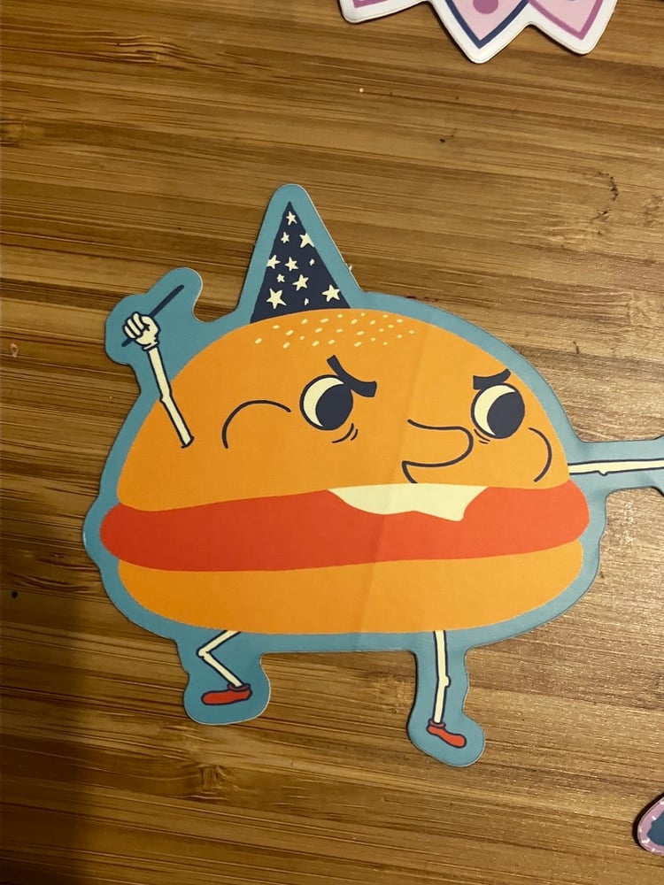 Image of Burger Wizard Sticker