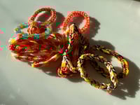 Orange Fishtail Loom Bracelet