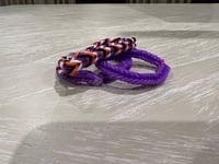 Purple Fishtail Loom Bracelet