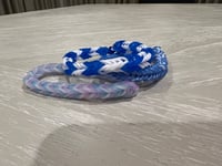 Blue Fishtail Loom Bracelet