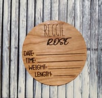 Image 1 of Baby Stat Sign