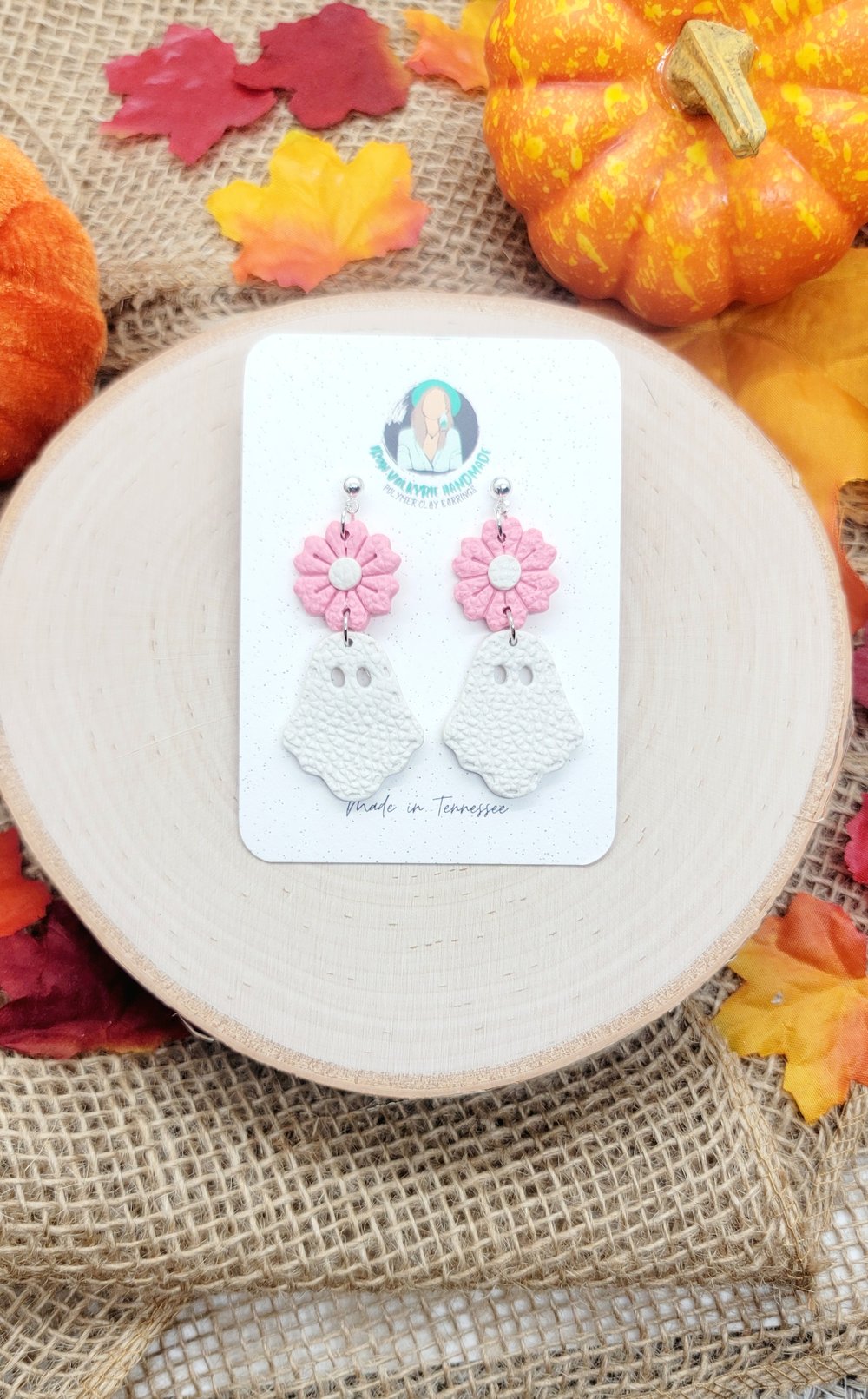 Image of Flower Ghost Earrings