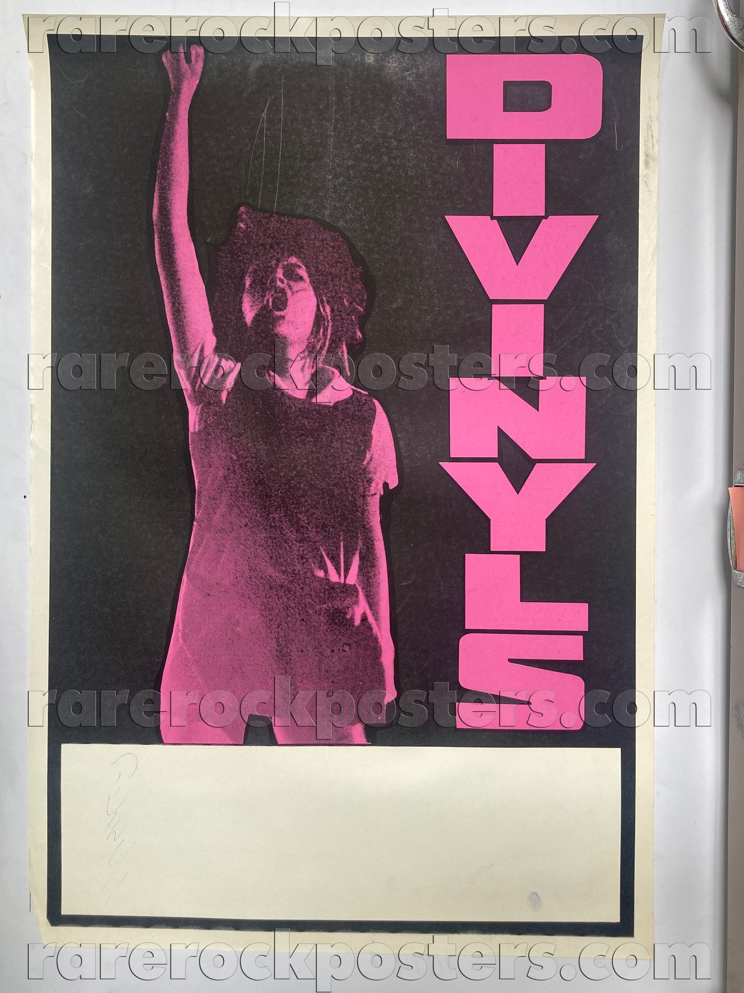 DIVINYLS ~ ORIG EARLY 1980'S AUSTRALIAN GIG BLANK POSTER