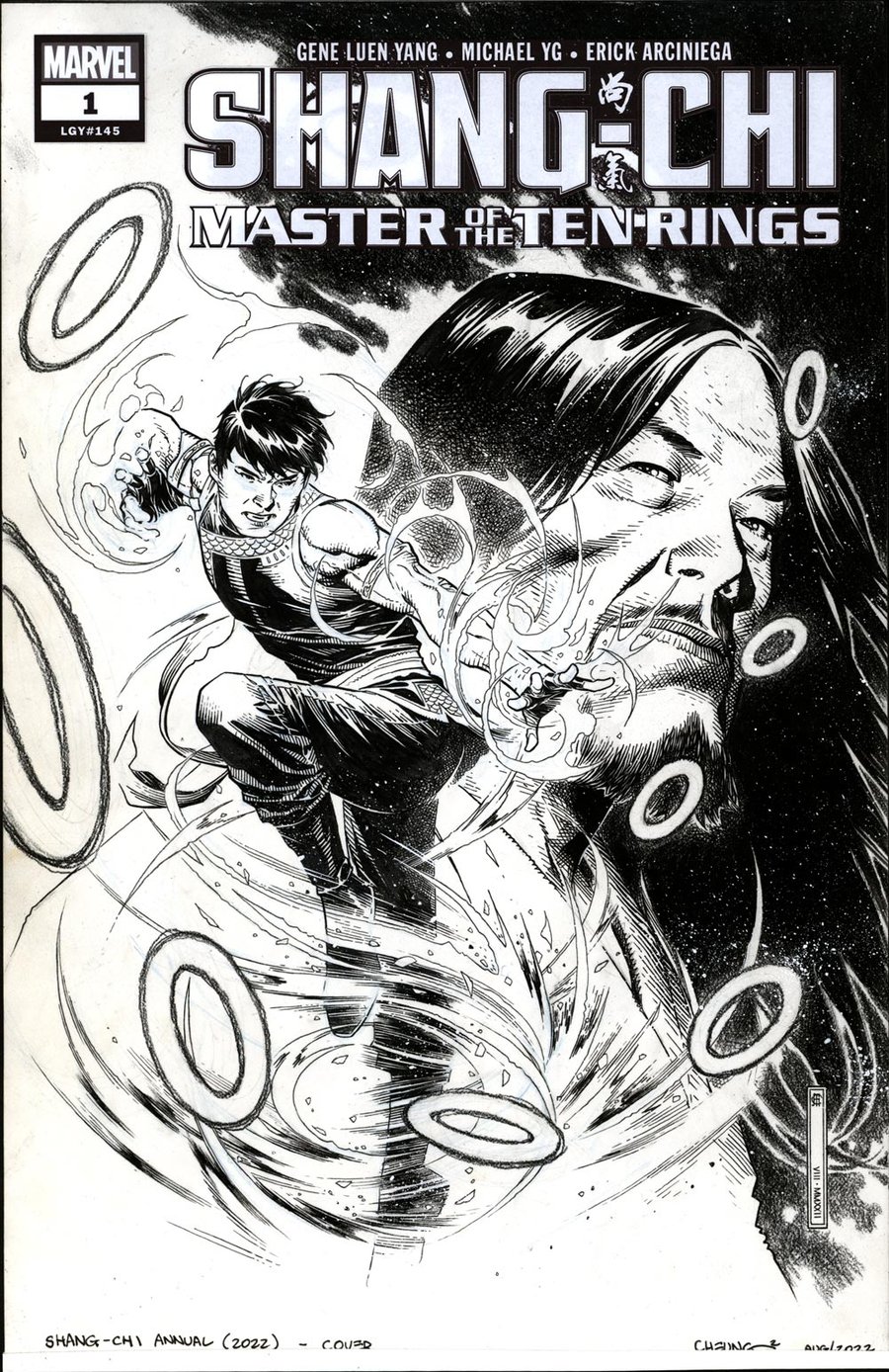Image of SHANG-CHI, MASTER OF THE TEN RINGS ANNUAL #1 Cover