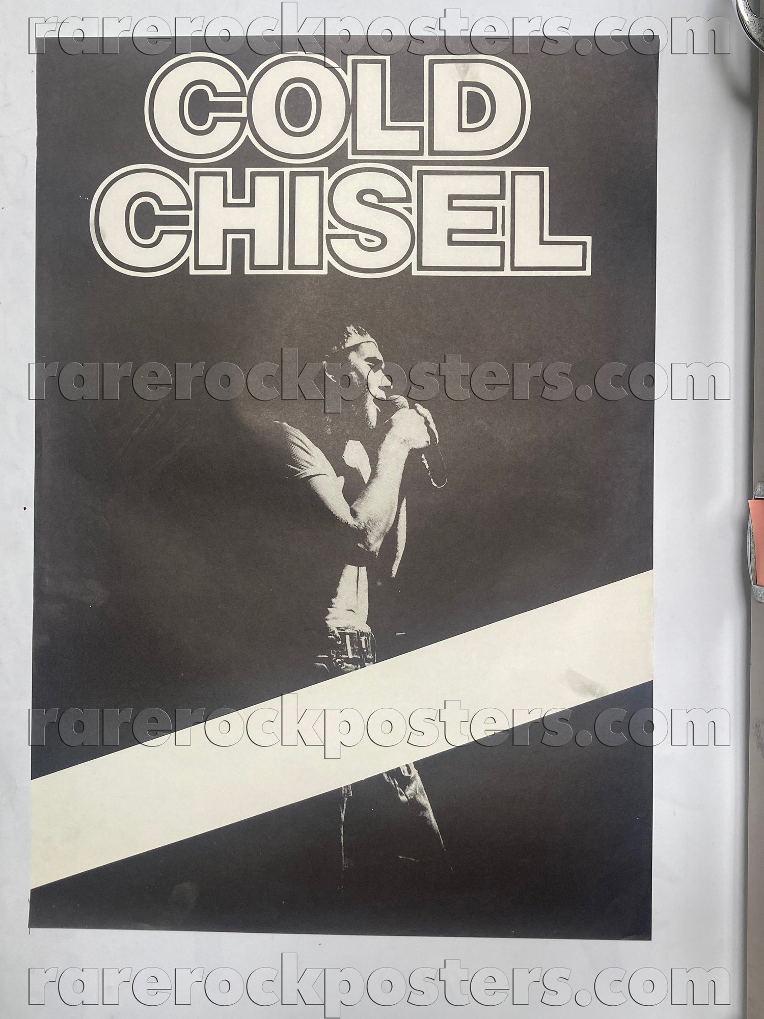 COLD CHISEL  ~ ORIGINAL c.1980 AUSTRALIAN TOUR GIG BLANK POSTER