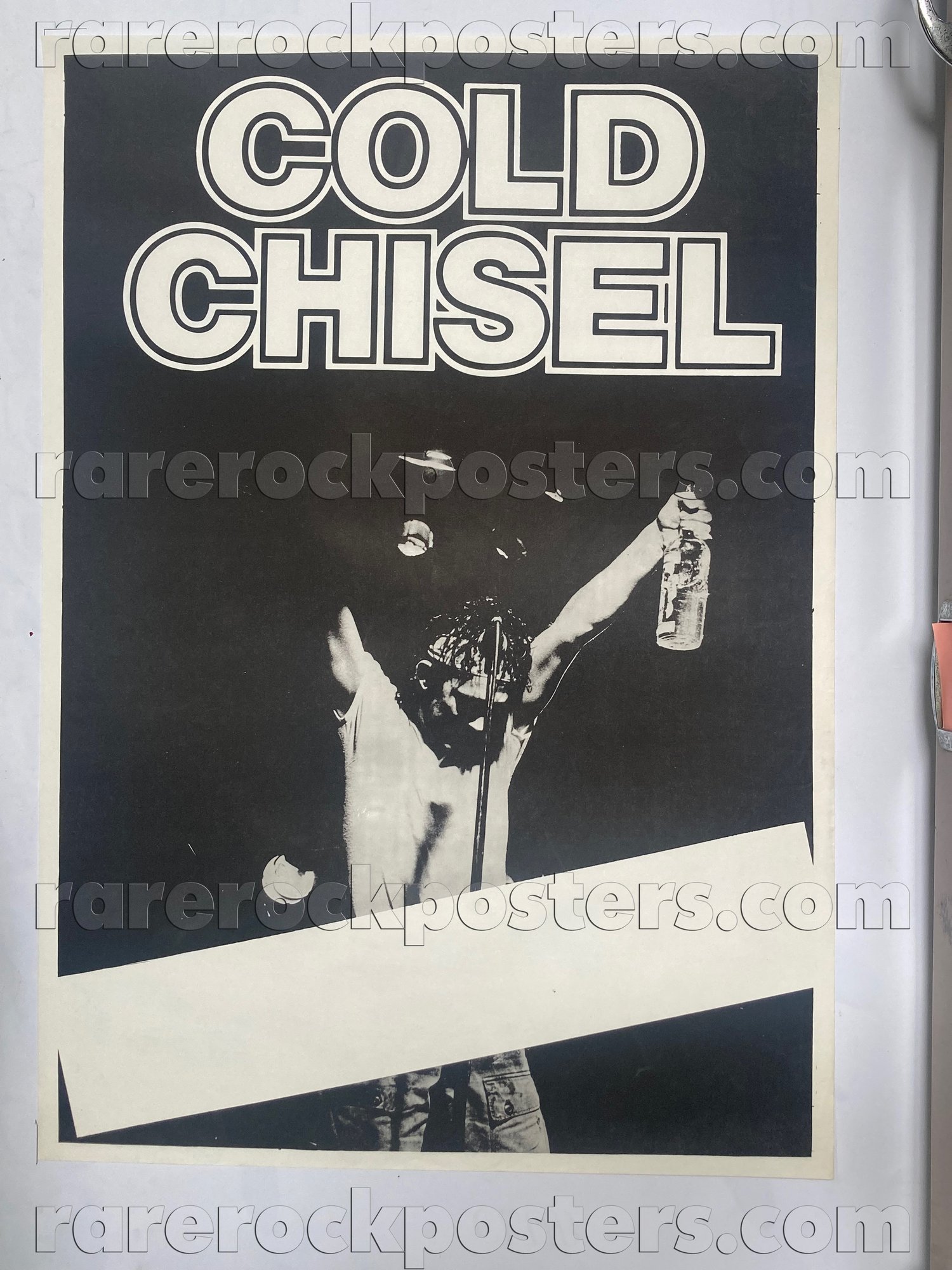 COLD CHISEL ~ ORIGINAL c.1981 AUSTRALIAN TOUR GIG BLANK POSTER