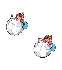 Image 2 of [STICKERS] Jin Moon x 2