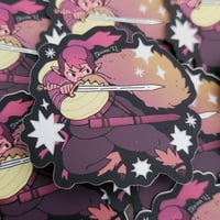 Image 2 of Sword Fighter Holographic Sticker