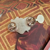 Image 2 of Maroon Enamel Pin